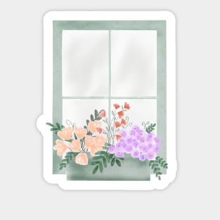 Flowers In Bloom Sticker